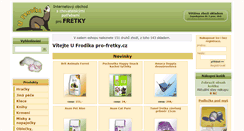 Desktop Screenshot of pro-fretky.cz