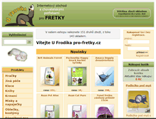 Tablet Screenshot of pro-fretky.cz